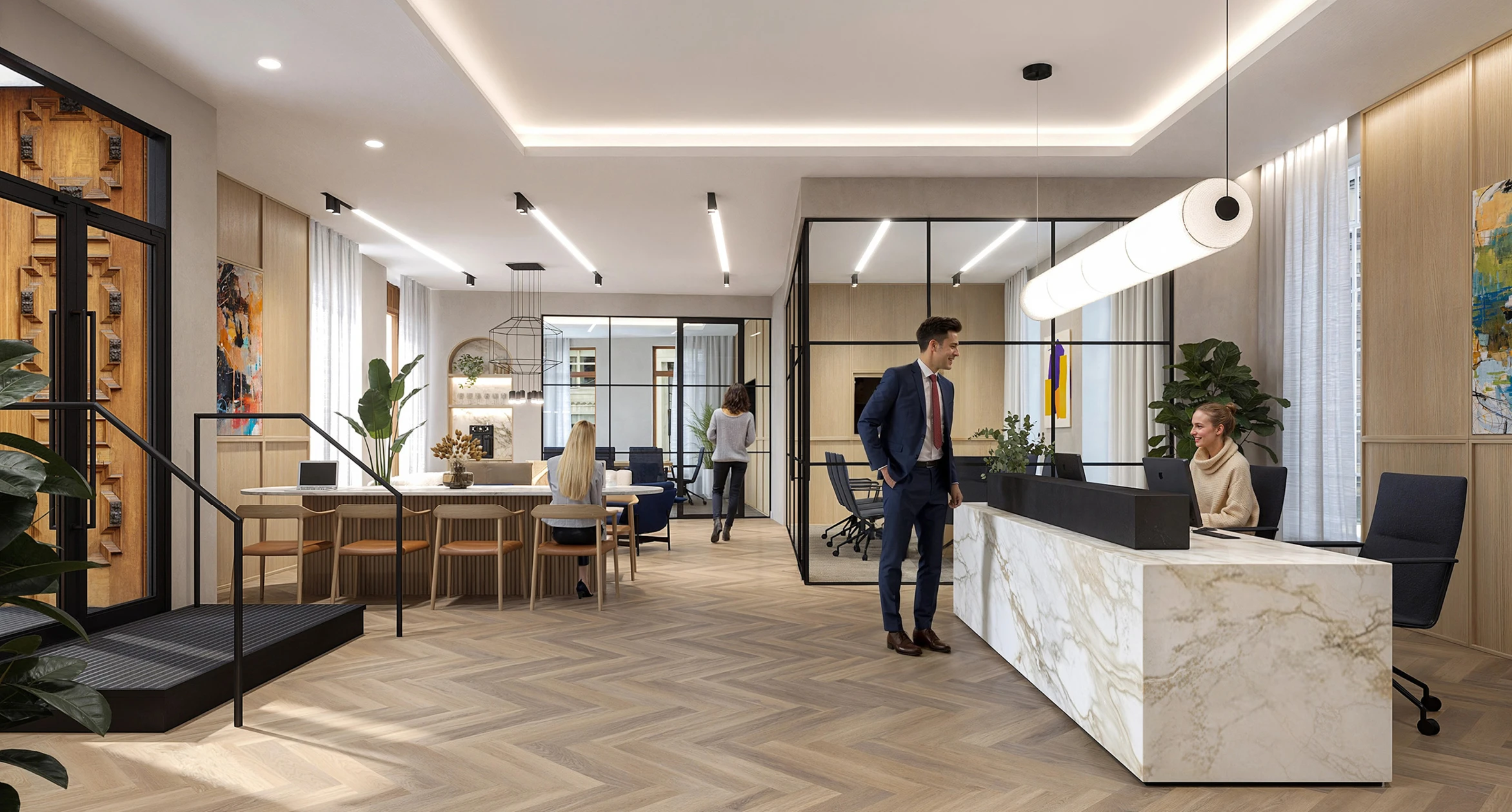 CGI - Grand arrival experience optional on Ground Floor